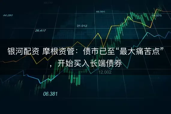 银河配资 摩根资管：债市已至“最大痛苦点”，开始买入长端债券